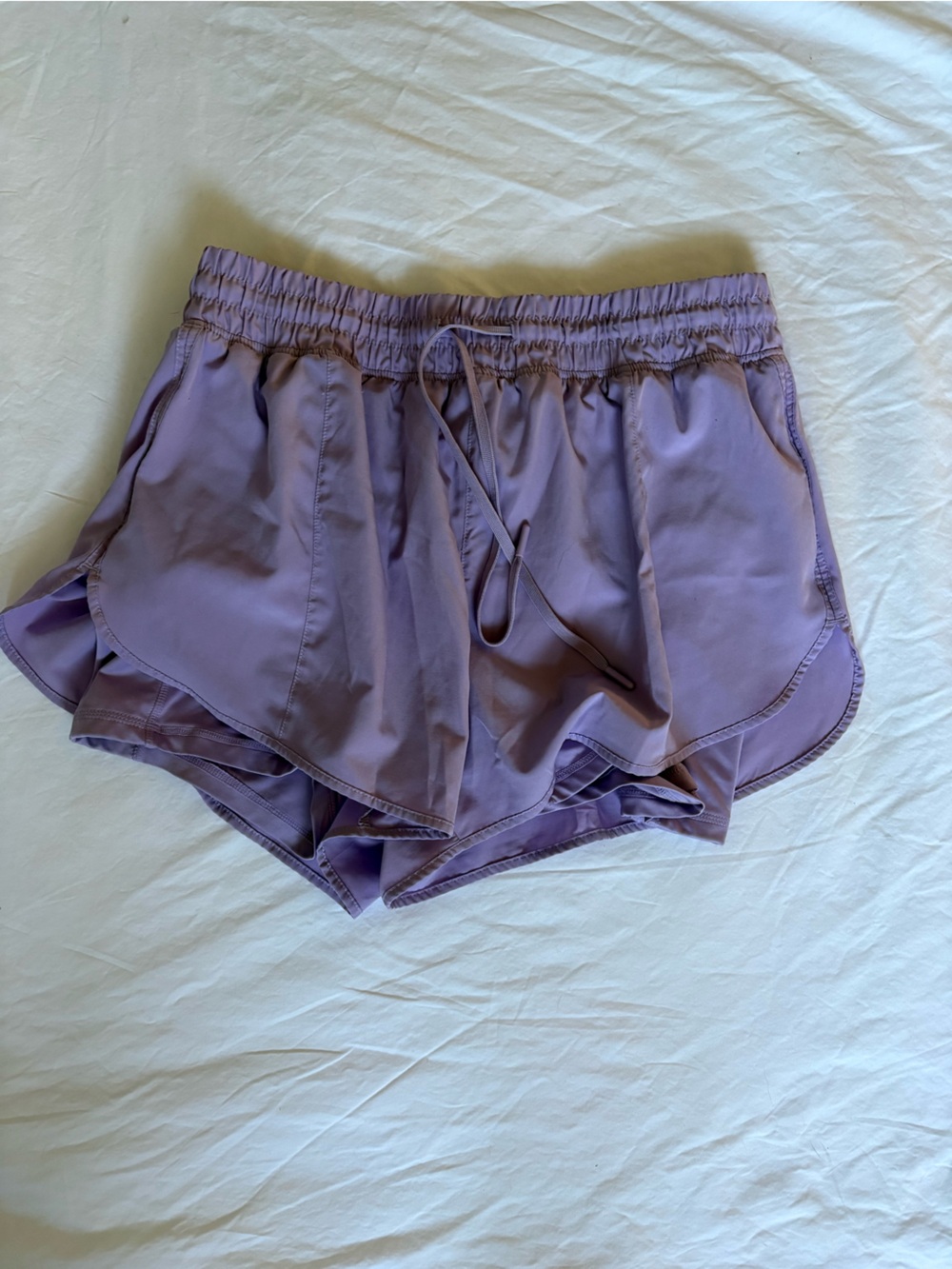 90 Degree by Reflex 2-in-1 Running Shorts Lilac Size L